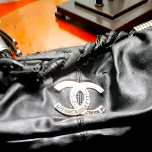 Black Chanel purse